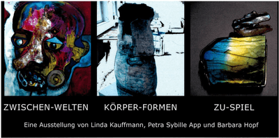 Flyer zu Ausstellung Körper-Formen
